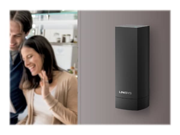 Linksys Velop - Monteringsbrakett for nettverksenhet - veggmonterbar - svart - for VELOP Intelligent Mesh WiFi System WHW0101; VELOP Whole Home Mesh