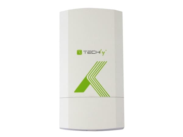 Techly 108446 Eksternt CPE-tilgangspunkt 8dBi 2,4GHz 300Mbps Hvit