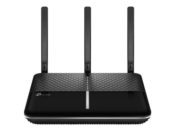 TP-Link Archer VR2100v V1 - Trådlös router - DSL-modem 4-ports-switch - 1GbE - WAN-portar: 2 - Wi-Fi 5 - Dubbelband - VoIP-telefonadapter (DECT)