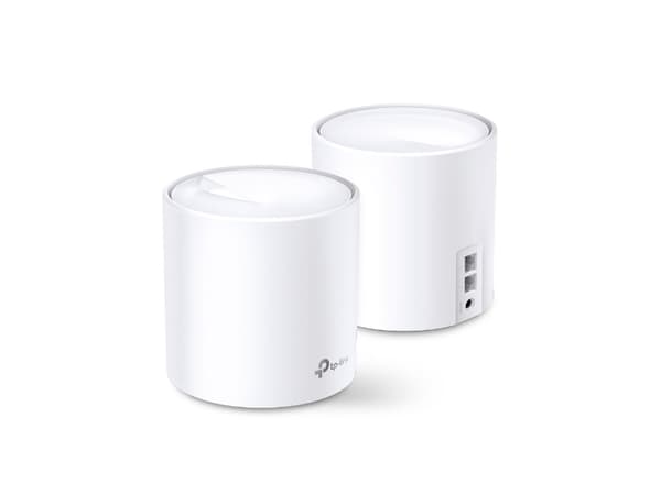 TP-Link Deco X20 (2-pack), Hvit, Innvendig lys, Mesh system, Kraft indikator, FCC: <30 dBm, CE: <20 dBm (2.4 GHz), <23 dBm (5 GHz), Dobbelbånd (2.4 G
