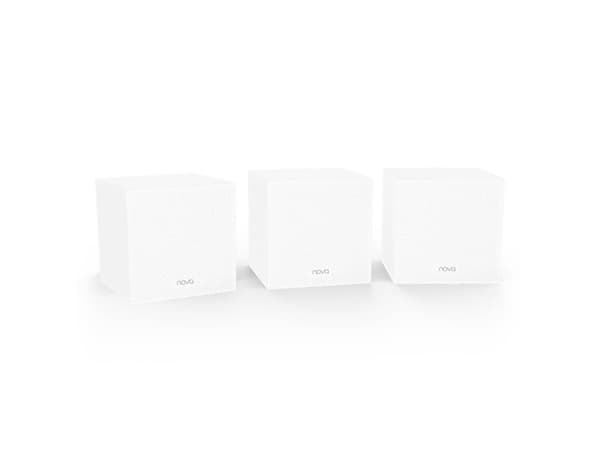 Tenda Nova MW12 - Wifi-system - (3 routers) - upp till 500 kvadratmeter - mesh 1GbE - Wi-Fi 5 - Trippelband