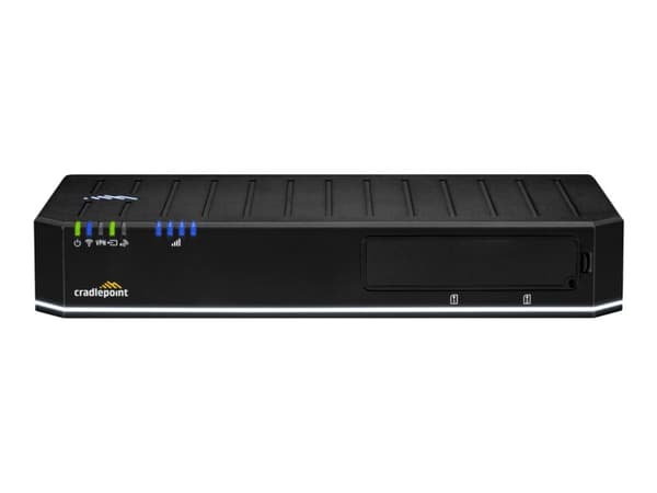 Cradlepoint E300 Series Enterprise Router E300-C18B - Trådlös router - WWAN 10GbE - WAN-portar: 6 - Wi-Fi 6 - Dubbelband - 4G, 5G - väggmonterbar - m