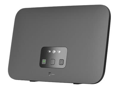 Deutsche Telekom Speedport Smart 4 - Trådløs ruter - DSL-modem 3-portssvitsj - 1GbE - Wi-Fi 6 - Dobbeltbånd - VoIP-telefonadapter (DECT) Sort