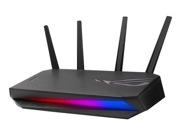ASUS ROG STRIX GS-AX5400, Wi-Fi 6 (802.11ax), Kaksitaajuus (2,4 GHz/5 GHz), Ethernet LAN, Musta, Pöytäreititin