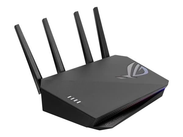 ASUS ROG STRIX GS-AX5400, Wi-Fi 6 (802.11ax), Kaksitaajuus (2,4 GHz/5 GHz), Ethernet LAN, Musta, Pöytäreititin
