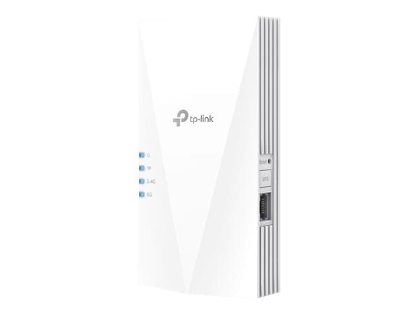 TP-Link RE600X V2 - Rekkeviddeutvider for Wi-Fi - Wi-Fi 6 - 2.4 GHz, 5 GHz - i veggen Hvit