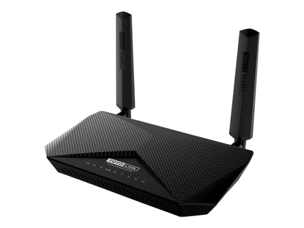 Totolink LR1200 - Trådløs ruter - WWAN 4-portssvitsj - Wi-Fi 5 - Dobbeltbånd - 4G Sort