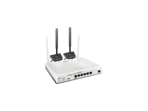 Draytek Vigor 2866Lac, Wi-Fi 5 (802.11ac), Dobbelbånd (2.4 GHz / 5 GHz), Ethernet/bredbåndsforbindelse, 4G, Hvit, Skrivebord/stolperuter