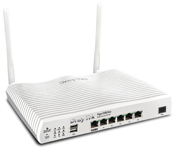 Draytek Vigor 2865ax - - DSL-modem - GigE, PPP - 802.11n/ac Wave 2