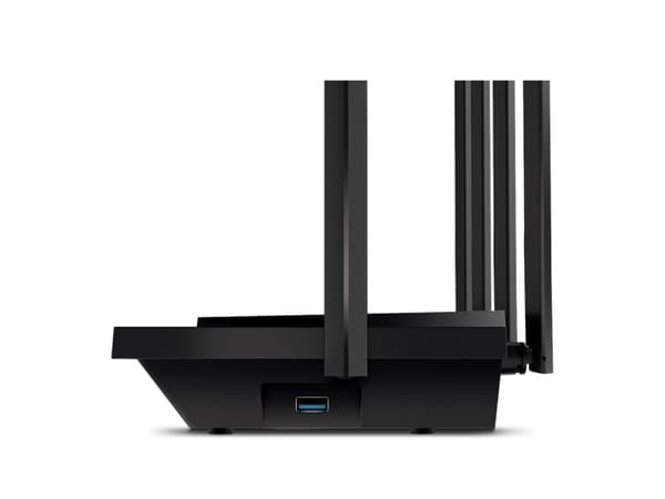 TP-LINK AX72 (AX5400) - Trådlös router - 4-portars switch - GigE - 802.11a/b/g/n/ac/ax (WiFi6) - Dual Band - MU-MIMO