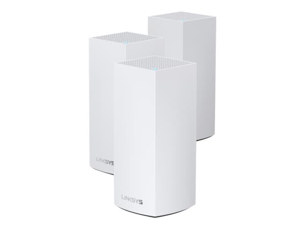 Linksys Atlas Pro 6 - Wi-Fi-system - (3 rutere) - inntil 8100 kvadratfot - maske 1GbE - Wi-Fi 6 - Dobbeltbånd Hvit