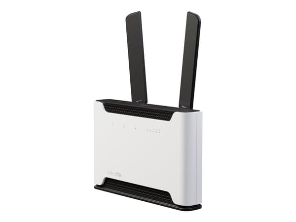 MikroTik Chateau 5G - Trådløs ruter - WWAN 5-port svitsj - 1GbE - Wi-Fi 5 - Dobbeltbånd Sort, Grå