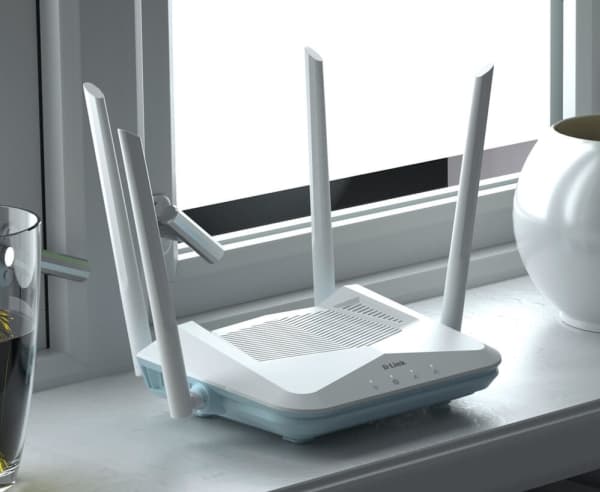 D-Link R15, Wi-Fi 6 (802.11ax), Dual-band (2,4 GHz / 5 GHz), Nätverksansluten (Ethernet), Vit, Bordsrouter