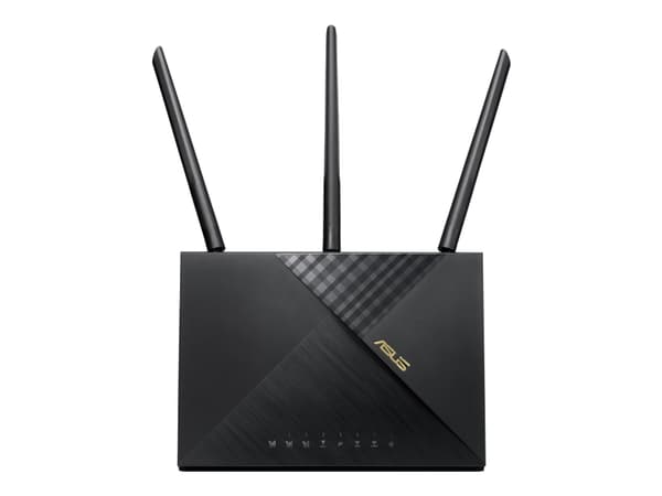 ASUS 4G-AX56 - Trådlös router - WWAN 4-ports-switch - 1GbE - Wi-Fi 6 - Dubbelband tjänst ingår ej