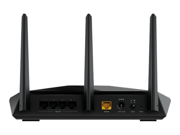 NETGEAR Nighthawk AX/5-Stream AX2400 WiFi 6 Router (RAX30), Wi-Fi 6 (802.11ax), Kaksitaajuus (2,4 GHz/5 GHz), Ethernet LAN, Musta, Pöytäreititin