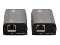 Miniatyrbild 3 av 5: C2G 1-Port USB C Extender Transmitter to Receiver Kit - USB 3.2 Gen 1 - USB-förlängningskabel - upp till 10 m