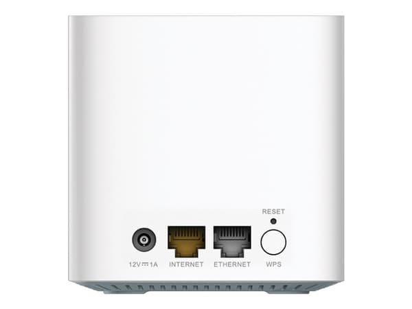 D-Link EAGLE PRO AI M15 - Wi-Fi-system - (3 rutere) - inntil 500 kvm - maske 1GbE - Wi-Fi 6 - Dobbeltbånd