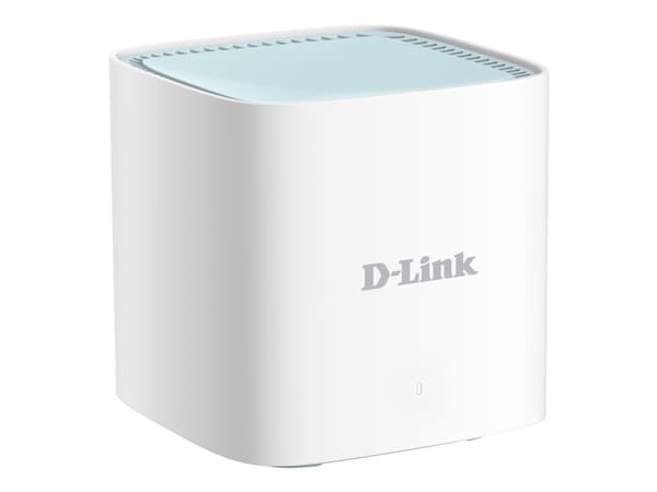 D-Link EAGLE PRO AI M15 - Wi-Fi-system - (2 rutere) - inntil 370 kvm - maske 1GbE - Wi-Fi 6 - Dobbeltbånd