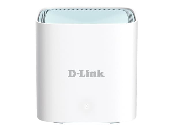 D-Link EAGLE PRO AI M15 - Wi-Fi-system - (2 rutere) - inntil 370 kvm - maske 1GbE - Wi-Fi 6 - Dobbeltbånd