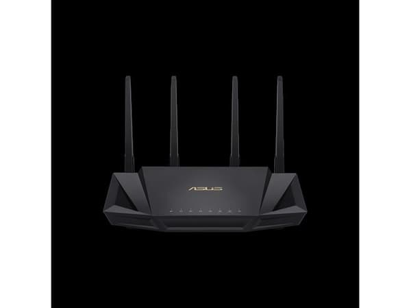 ASUS RT-AX58U V2 - Trådløs ruter 4-portssvitsj - 1GbE - Wi-Fi 6 - Dobbeltbånd