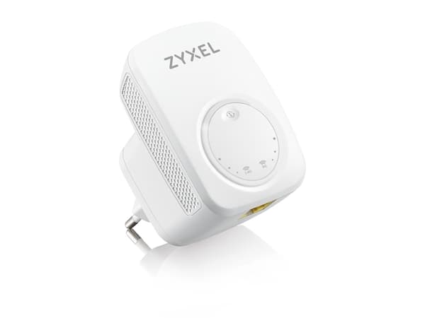 Zyxel WRE6505 v2, nettverkssender/mottaker, 433 Mbit/s, 10 100 Mbit/s, 10/100Base-T(X), 802.11a, 802.11b, 802.11g, Wi-Fi 4 (802.11n (802.11n), Wi-Fi. Hvit