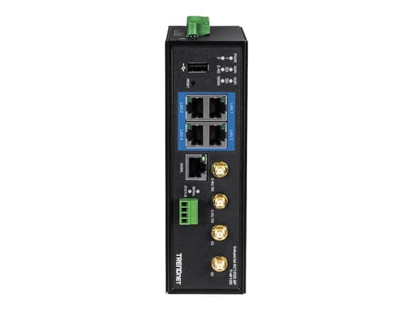 TRENDnet TI-W100 - Trådløs ruter 4-portssvitsj - 1GbE - Wi-Fi 5 - Dobbeltbånd - TAA-samsvar