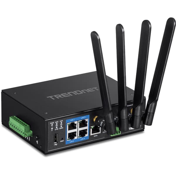 Ruter Trendnet TI-W100 WiFi 5 5 GHz Svart Sort
