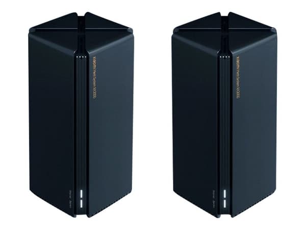 Xiaomi Mesh System AX3000 (2-Pack) - Wifi-system - (2 förstärkare) - upp till 4000 kvadratfot - mesh 1GbE - Wi-Fi 6 - Dubbelband