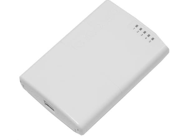 MikroTik RouterBOARD PowerBox - Router 4-ports-switch - DIN-skenmonterbar, pålmonterbar