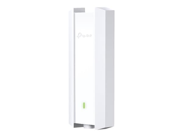 TP-Link Omada EAP610-Outdoor - Trådlös åtkomstpunkt - Wi-Fi 6 - 2.4 GHz, 5 GHz - molnhanterad - kan monteras på vägg/stolpe Vit