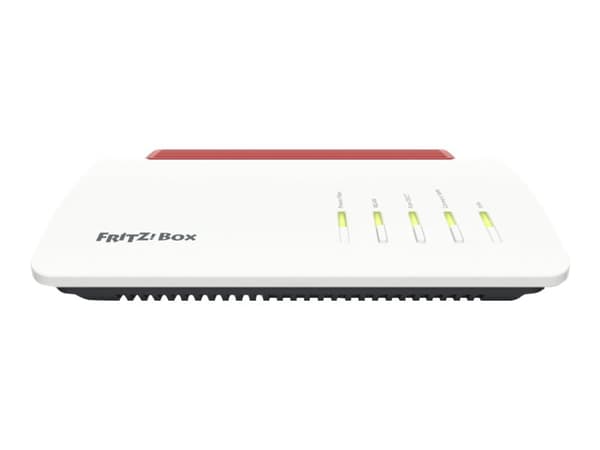 AVM FRITZ!Box 5590 Fiber - Trådløs ruter - maske - GPON-terminal / talekort 1GbE, 2.5GbE, GPON, AON - Wi-Fi 6 - Dobbeltbånd - VoIP-telefonadapter (DE