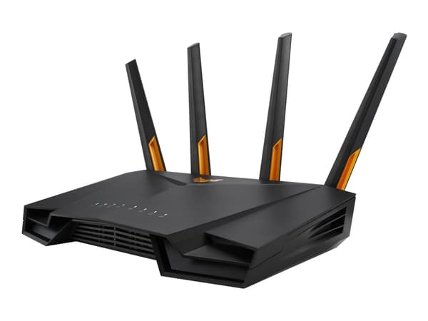 ASUS TUF Gaming AX3000 V2 - Trådløs ruter 4-portssvitsj - 1GbE - Wi-Fi 6 - Dobbeltbånd
