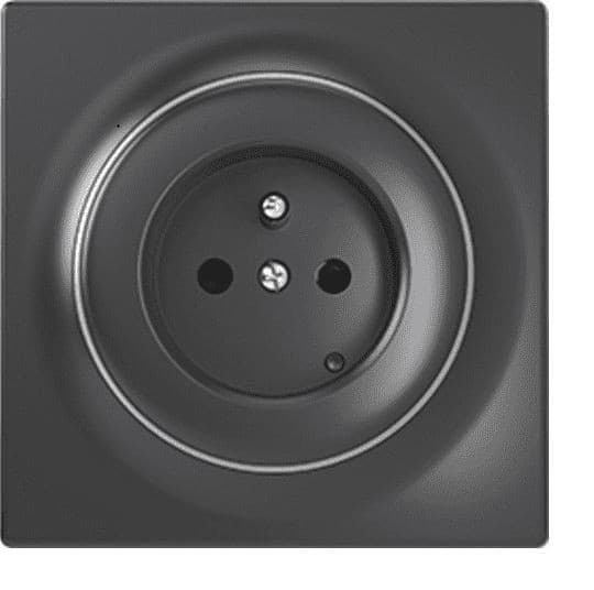 FIBARO Walli Outlet N stikkontakt N type E antrasitt FGWSONE-011-8