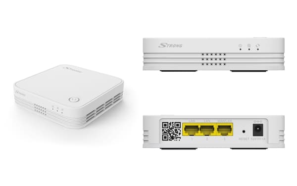 Strong MESH1200ADD, Hvit, Innvendig lys, Kraft indikator, Status, WAN, 23 dBmW, Dobbelbånd (2.4 GHz / 5 GHz), Wi-Fi 5 (802.11ac) Hvit