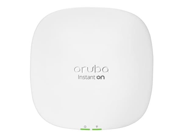 HPE Networking Instant On AP25 (RW) - Trådløst tilgangspunkt - Wi-Fi 6 - Bluetooth - 2.4 GHz, 5 GHz - skystyring - BTO - vegg/tak-monterbar Vit