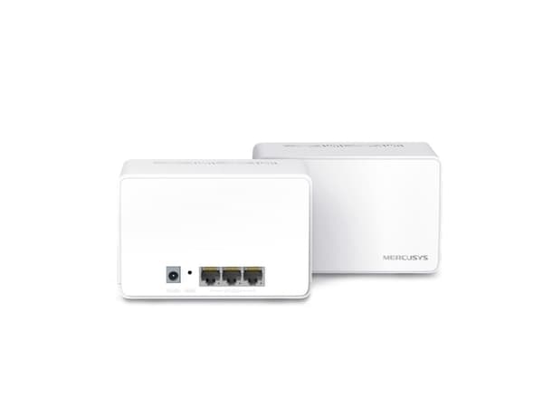 Mercusys Halo H80X (2-pack), Hvit, Innvendig lys, Mesh system, 460 m², Dobbelbånd (2.4 GHz / 5 GHz), Wi-Fi 6 (802.11ax)