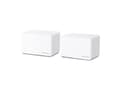 Miniatyrbilde 2 av 5: Mercusys Halo H80X (2-pack), Hvit, Innvendig lys, Mesh system, 460 m², Dobbelbånd (2.4 GHz / 5 GHz), Wi-Fi 6 (802.11ax)