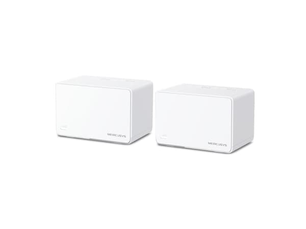 Mercusys Halo H80X (2-pack), Hvit, Innvendig lys, Mesh system, 460 m², Dobbelbånd (2.4 GHz / 5 GHz), Wi-Fi 6 (802.11ax)