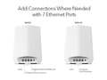 Miniatyrbilde 4 av 5: NETGEAR Orbi Pro SXS50 - Wi-Fi-system - (utvider) - maske 1GbE - Wi-Fi 6 - Trippelbånd