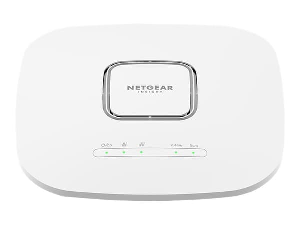 NETGEAR Insight WAX625 - Trådlös åtkomstpunkt - Wi-Fi 6 - 2.4 GHz, 5 GHz - monterbar i vägg/tak Vit