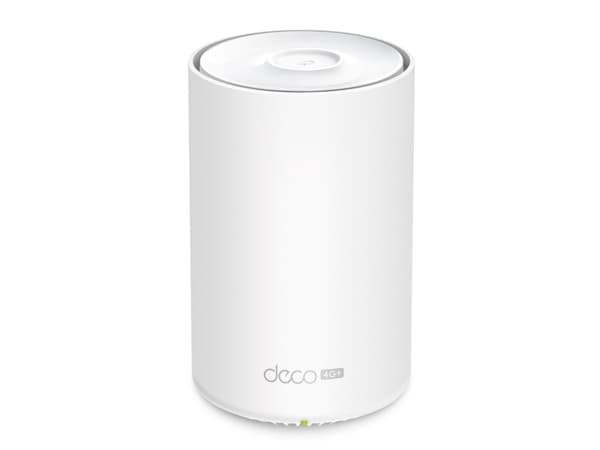 TP-Link Deco X50-4G, Hvit, Innvendig lys, Mesh ruter, =20 dBm (2.4GHz); =23 dBm (5GHz), Dobbelbånd (2.4 GHz / 5 GHz), Wi-Fi 6 (802.11ax) Hvit