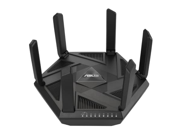 ASUS RT-AXE7800 - Trådløs ruter 4-portssvitsj - 1GbE, 2.5GbE - WAN-porter: 2 - Wi-Fi 6E - Multibånd