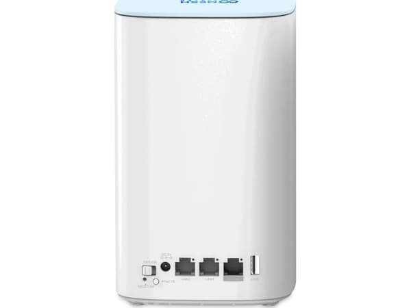 Extralink DYNAMITE C31 MESH POINT AC3000 MU-MIMO HOME WIFI SYSTEM, Blå, Hvit, Innvendig lys, Mesh system, Kraft indikator, Status, System, Rundtvirke
