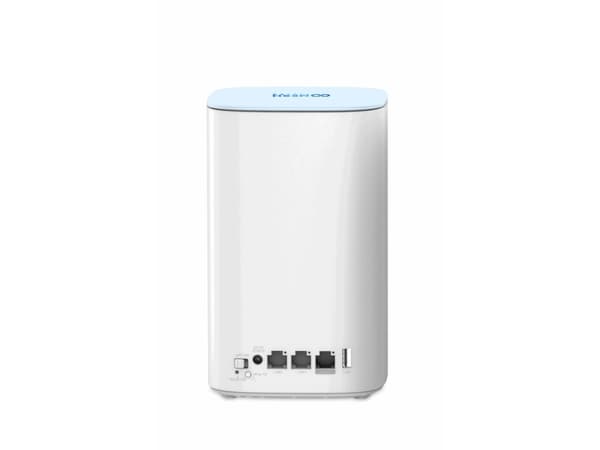 Extralink DYNAMITE C31 MESH POINT AC3000 MU-MIMO HOME WIFI SYSTEM, Blå, Hvit, Innvendig lys, Mesh system, Kraft indikator, Status, System, Rundtvirke