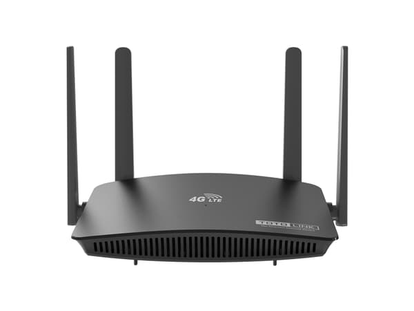 TOTOLINK LR350 2.4GHZ WIRELESS 4G LTE ROUTER, Wi-Fi 4 (802.11n), Enkeltbånd (2.4 GHz), Ethernet/bredbåndsforbindelse, 4G, Sort, Skrivebord/stolperute Sort