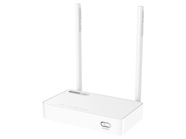 TOTOLINK N350RT, Wi-Fi 4 (802.11n), Enkeltbånd (2.4 GHz), Ethernet/bredbåndsforbindelse, Hvit, Frittstående router