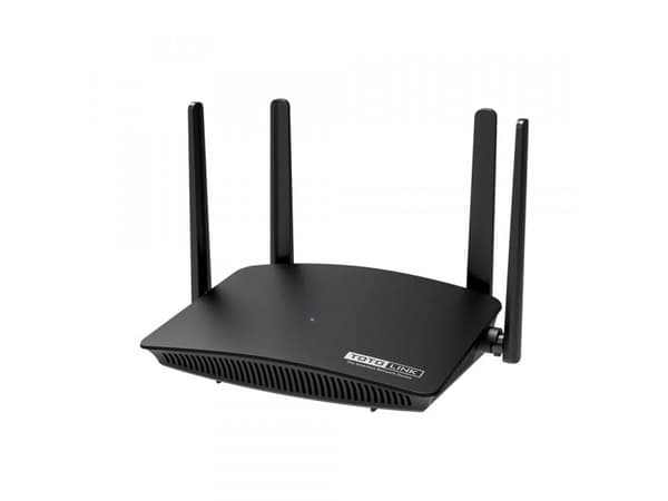 TOTOLINK A720R, Wi-Fi 5 (802.11ac), Kaksitaajuus (2,4 GHz/5 GHz), Ethernet LAN, Musta, Pöytä-/tolppareititin
