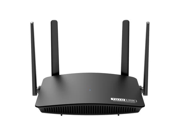 TOTOLINK A720R, Wi-Fi 5 (802.11ac), Kaksitaajuus (2,4 GHz/5 GHz), Ethernet LAN, Musta, Pöytä-/tolppareititin