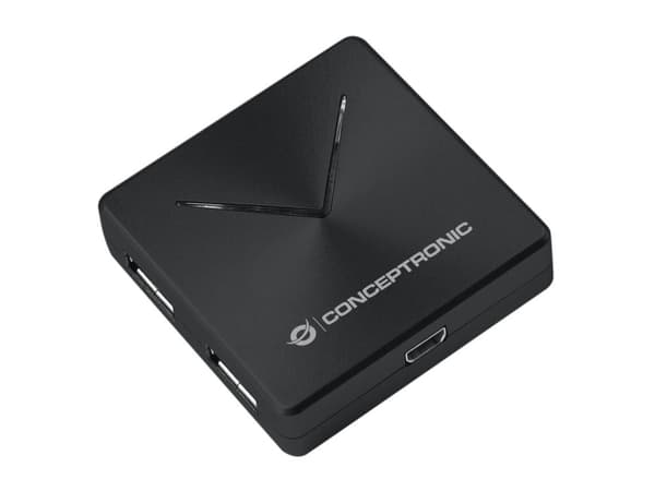 Conceptronic HUBBIES02B - Version 1 - Hub - 4 x SuperSpeed USB3.0 - Desktop (HUBBIES02B)