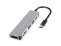 Miniatyrbild 1 av 4: CONCEPTRONIC 6in1 USB3.1/C->2xUSB 3.0,HDMI,SD/TF-kortläsare